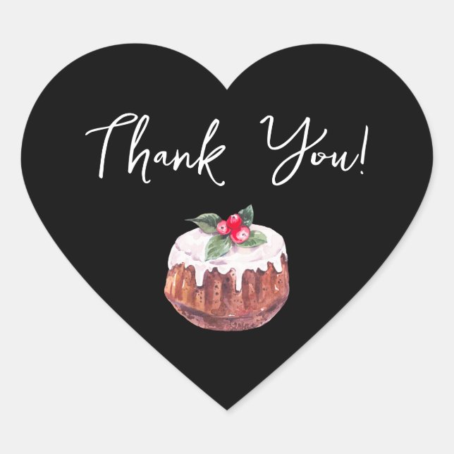 Cake Thank You label (Front)