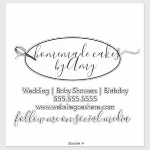 Cake Whisk Circular Logo Bakery Business Car 