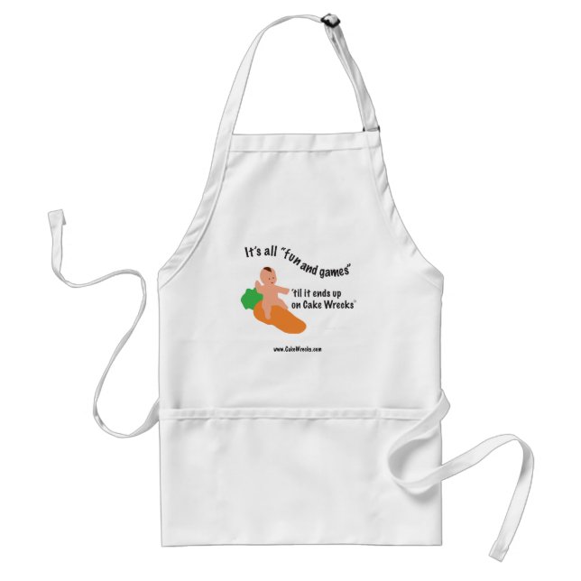 Cake Wrecks "Fun & Games" Apron (Front)