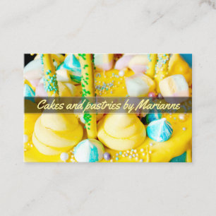 Cakes and pastries business card