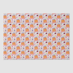 Cakes And Pastries Tissue Paper