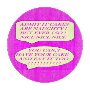 Cakes are nice made for food lovers colour pink cutting board