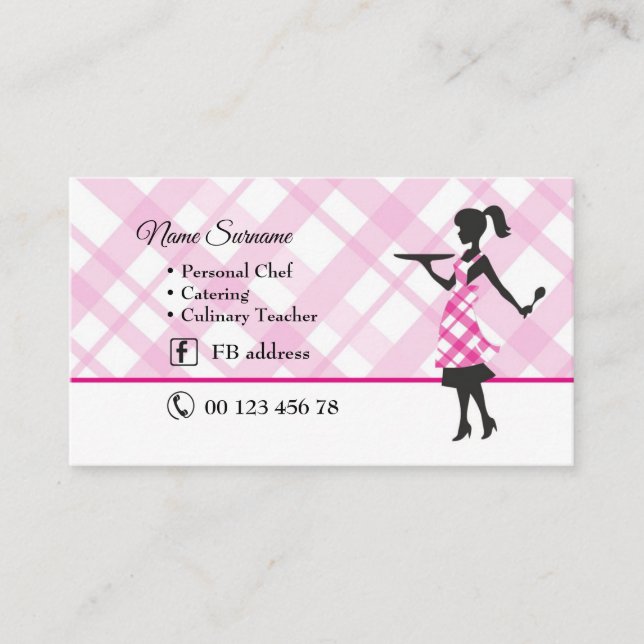 cakes, cook, culinary, catering business card (Front)
