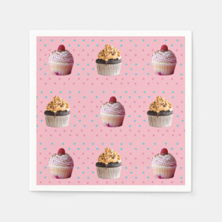 Cakes Dots  Colorful Napkins