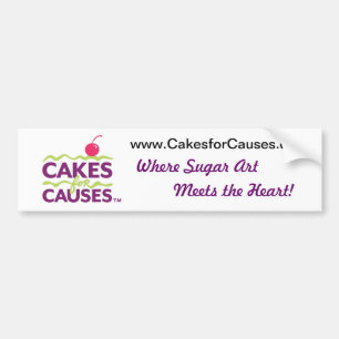 Cakes for Causes Bumper Sticker