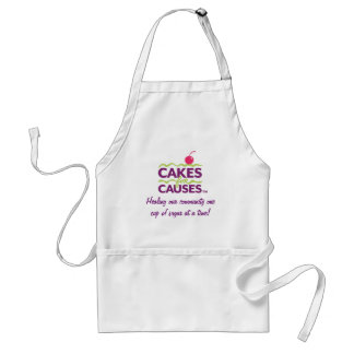Cakes for Causes Logo Apron