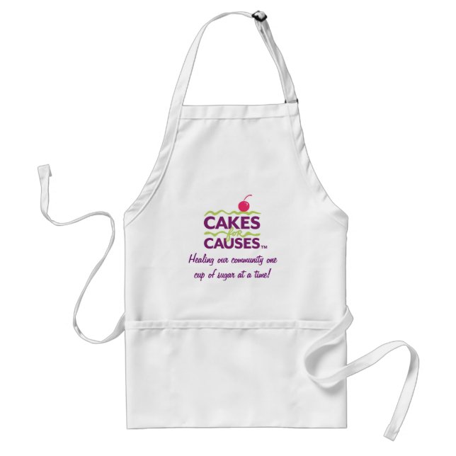 Cakes for Causes Logo Apron (Front)