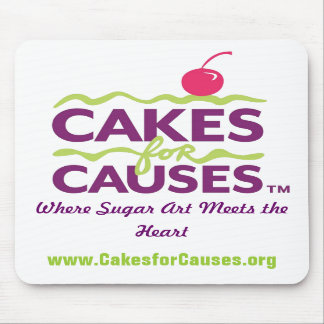 Cakes for Causes Mousepad White