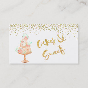 ★ Cakes & Sweets Custom Business Card