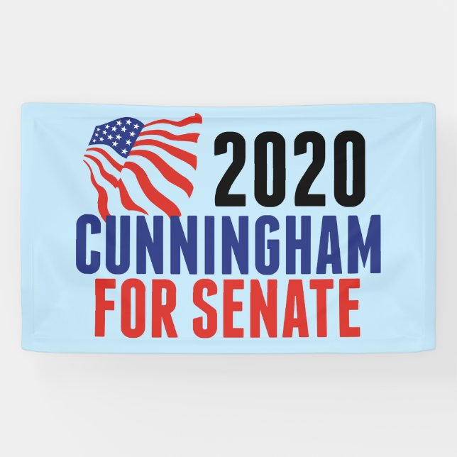 Cal Cunningham for Senate Banner (Horizontal)