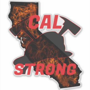 CAL FIRE STRONG AX HELMET Red 