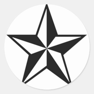 CAL STAR CLASSIC ROUND STICKER