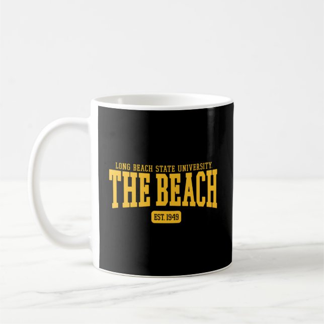 Cal State Long Beach Csulb Est Date Coffee Mug (Left)