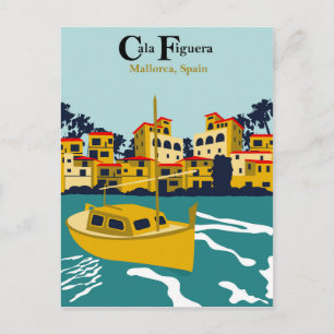 Cala Figuera, Mallorca, Spain Postcard