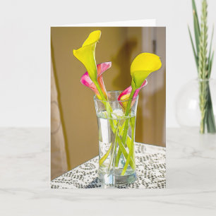 Cala Lily Digital Painting Card