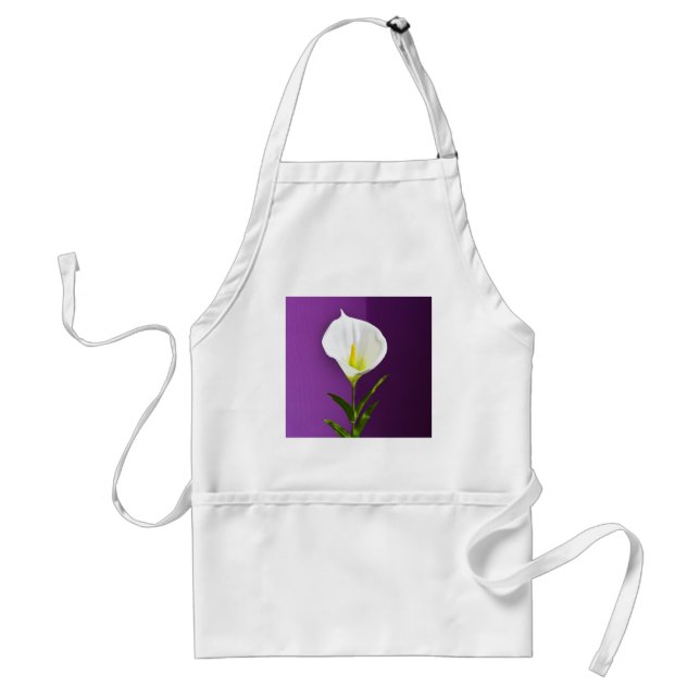 Cala Lily Flower Standard Apron (Front)