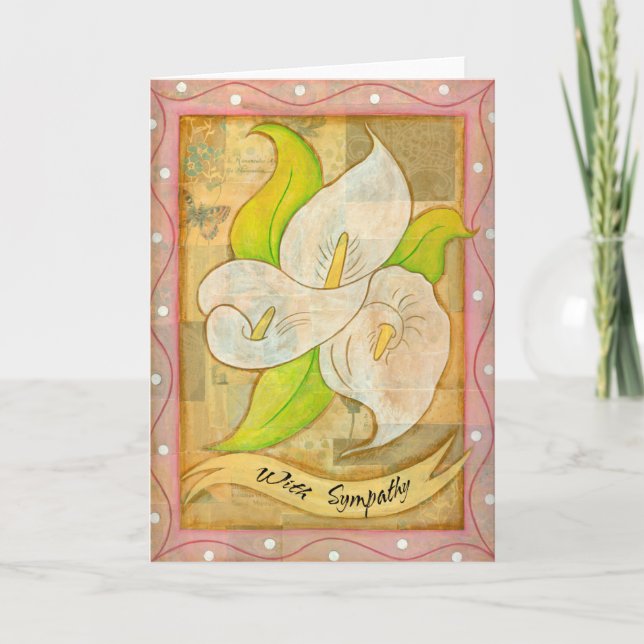 Cala Lily Greeting Card, Card (Front)