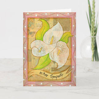 Cala Lily Greeting Card, Card