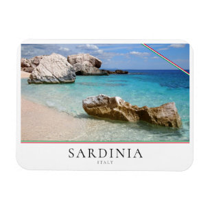 Cala Mariolu beach, Sardinia in Italy Magnet