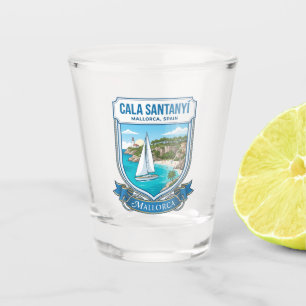 Cala Santanyí Spain Shot Glass