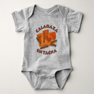 Calabaza en Tacha Mexican Candied Pumpkin Dessert Baby Bodysuit