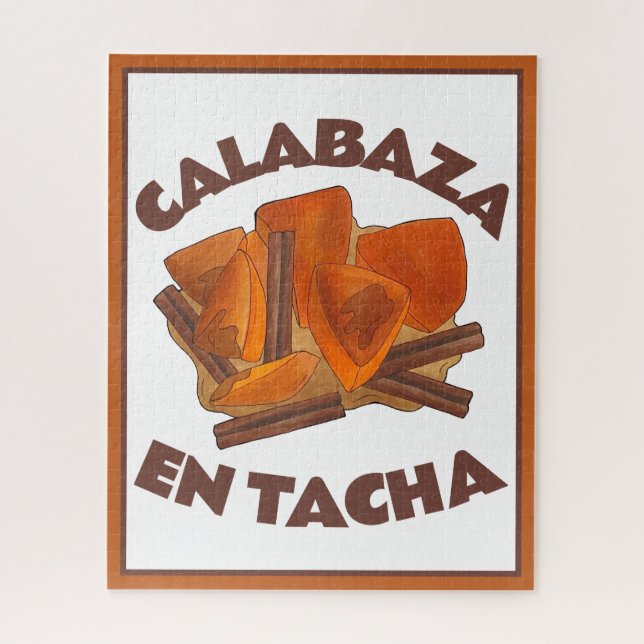 Calabaza en Tacha Mexican Candied Pumpkin Dessert Jigsaw Puzzle (Vertical)