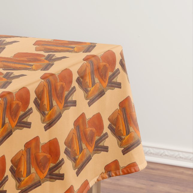 Calabaza en Tacha Mexican Candied Pumpkin Dessert Tablecloth (In Situ)
