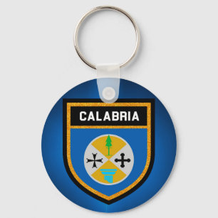 Calabria Flag Key Ring