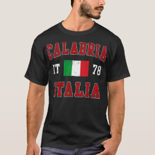Calabria Italia Italy Italian Flag T-Shirt