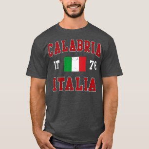 Calabria Italia Italy Italian Flag T-Shirt