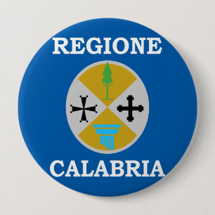 Calabria, Italy 10 Cm Round Badge