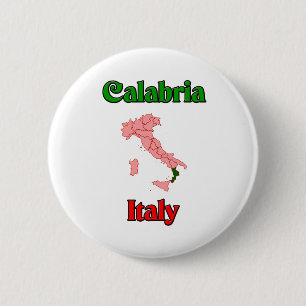 Calabria Italy 6 Cm Round Badge