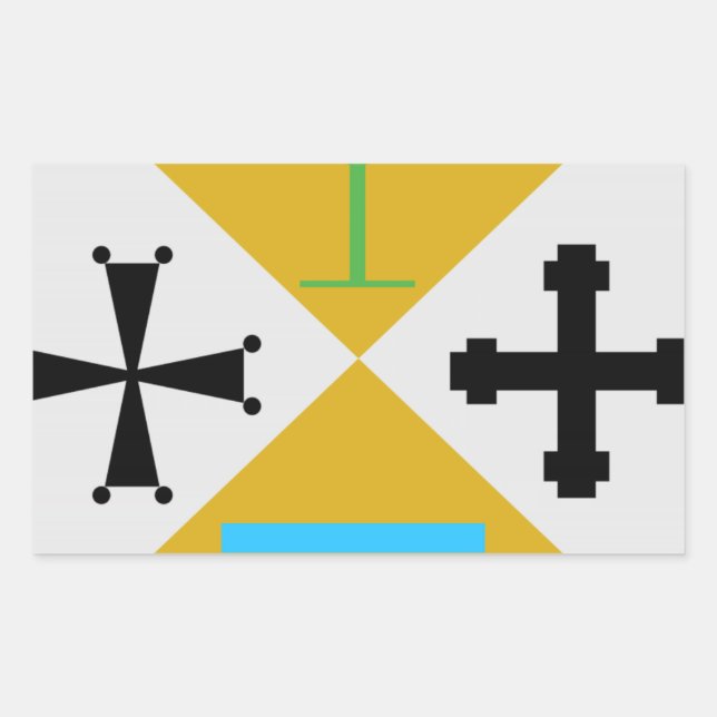 Calabria (Italy) Coat of Arms Rectangular Sticker (Front)