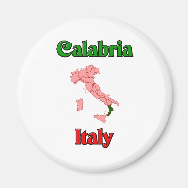Calabria Italy Magnet (Front)