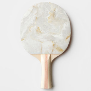 Calacatta Gold Marble Stone Simple Ping Pong Paddle