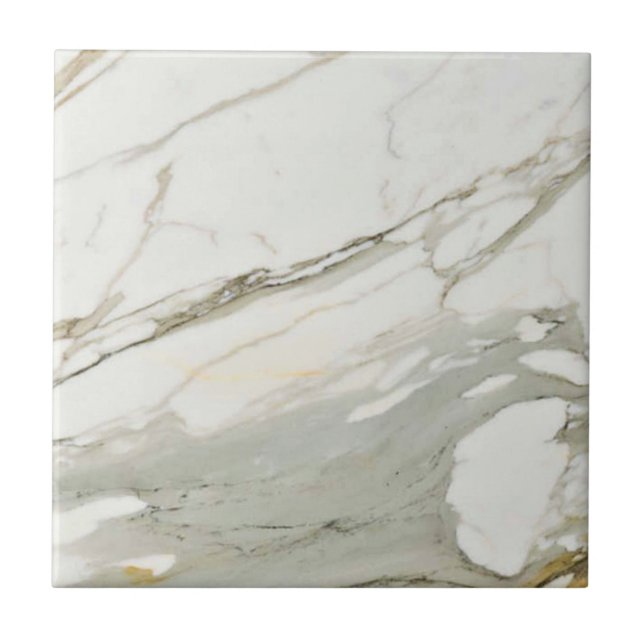 Calacatta Marble Pattern 2 Ceramic Tile (Front)
