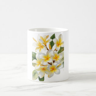 Calachuchi Flower Mug – Elegant Plumeria Floral 