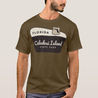 Caladesi Island State Park Florida Welcome Sign T-Shirt