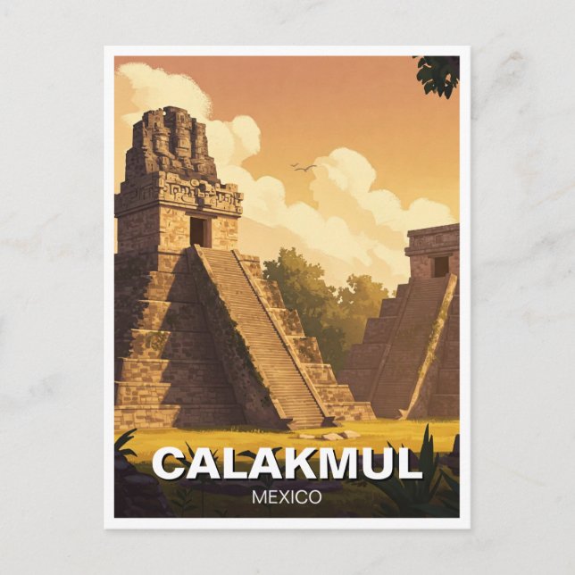 Calakmul Mexico Travel Postcard (Front)