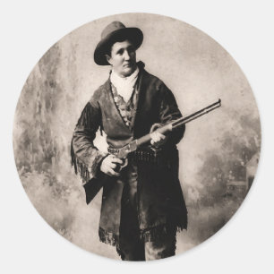 Calamity Jane 1895 Classic Round Sticker
