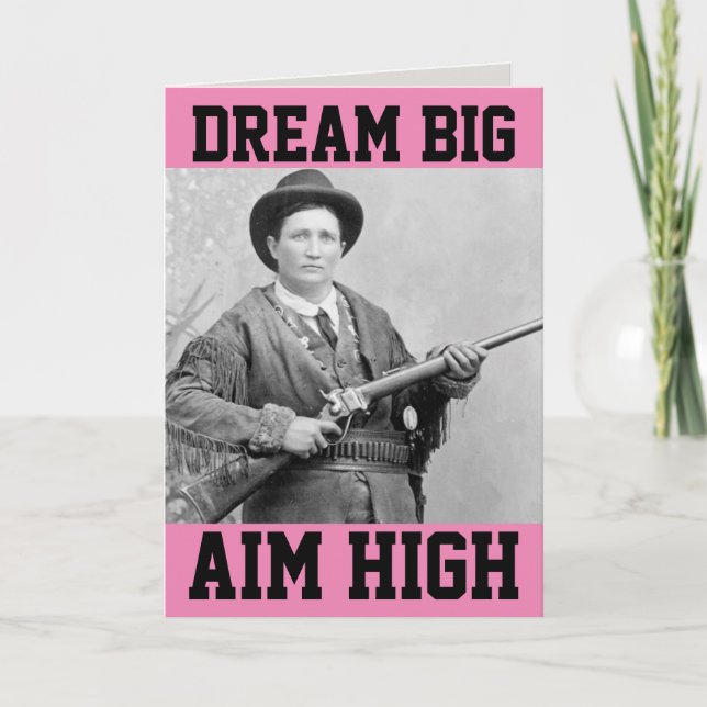CALAMITY JANE BIRTHDAY CARD (Front)
