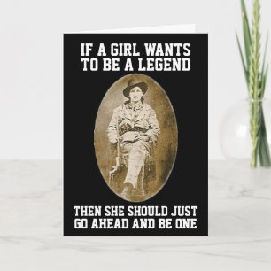 CALAMITY JANE COWGIRL BIRTHDAY GIANT CARDS