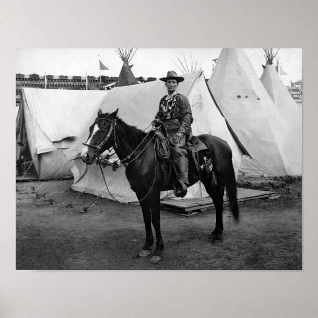 Calamity Jane on Horseback Poster (Front)