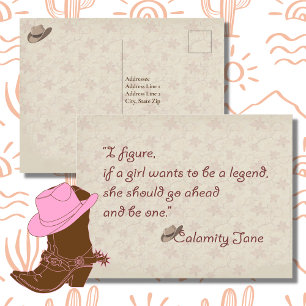 Calamity the Legend Postcard