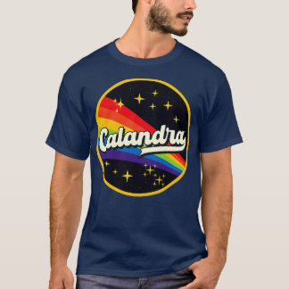 Calandra Rainbow In Space Vintage Style T-Shirt