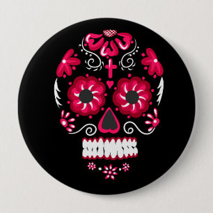Calavera 10 Cm Round Badge