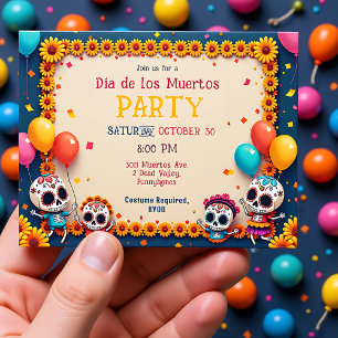 💀 Calavera Carnival Invitation
