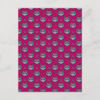 Calavera Cat Art Pattern