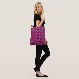 Calavera Cat Art Pattern Tote Bag