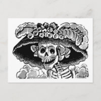 Calavera catrina Postcard